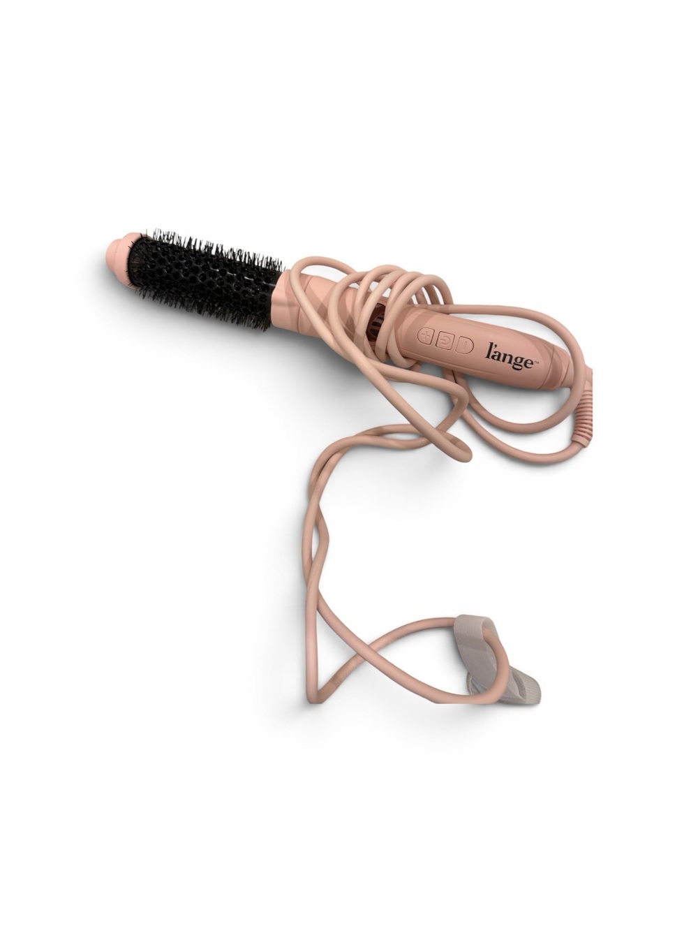 Lange Blush Pink Round Heated Styling Brush
